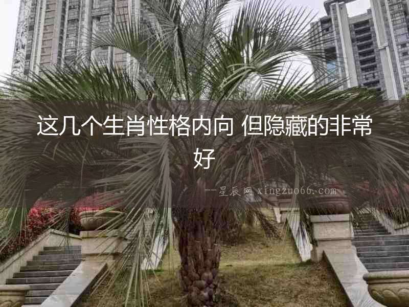 這幾個(gè)生肖性格內(nèi)向 但隱藏的非常好