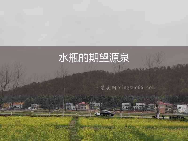 水瓶的期望源泉