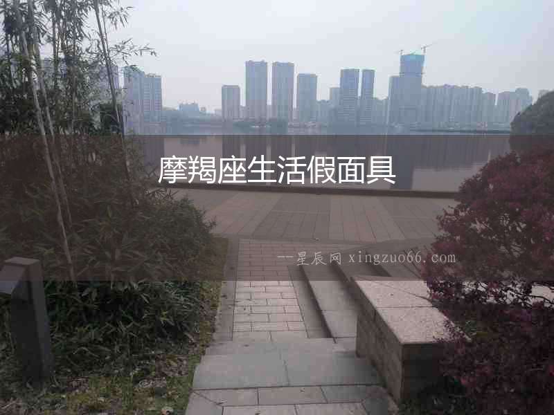 摩羯座生活假面具