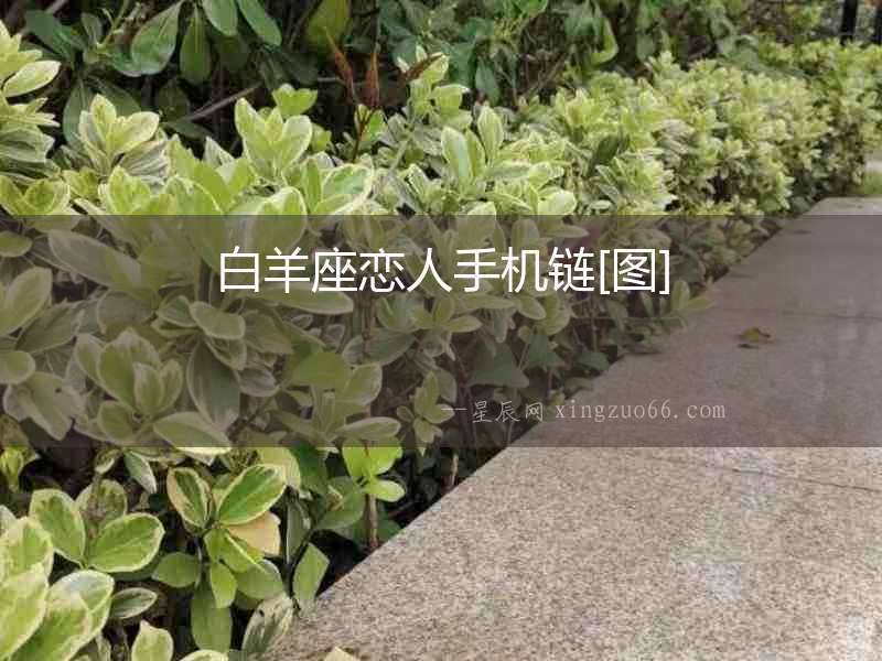 白羊座戀人手機鏈[圖]