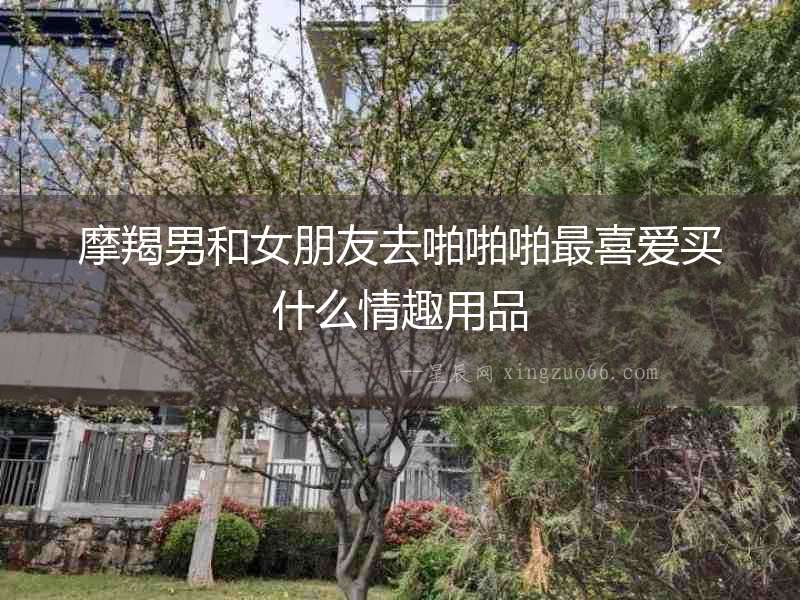 摩羯男和女朋友去啪啪啪最喜愛買什么情趣用品