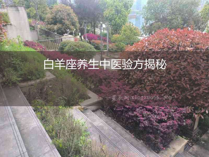 白羊座養生中醫驗方揭秘