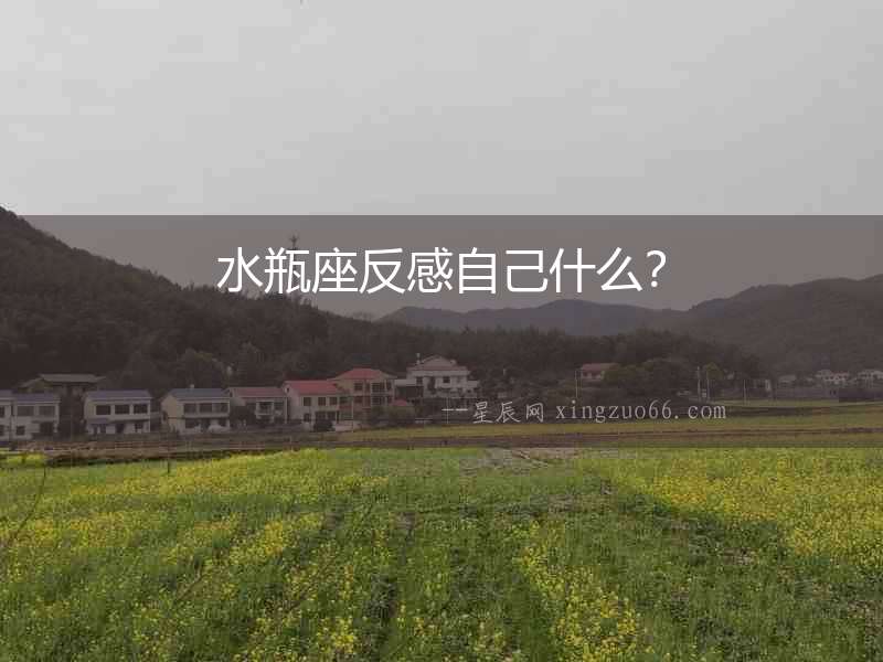 水瓶座反感自己什么？