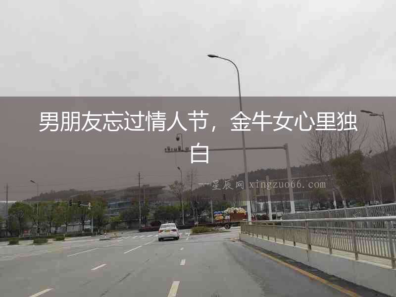 男朋友忘過情人節(jié)，金牛女心里獨(dú)白