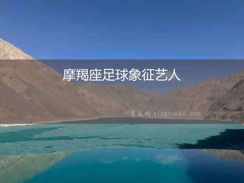 摩羯座足球象征藝人