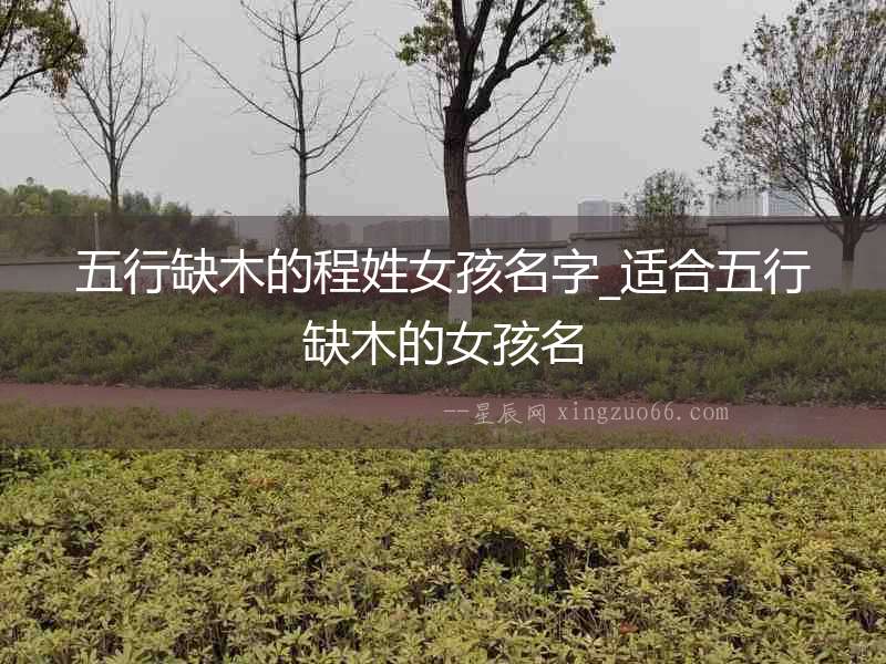五行缺木的程姓女孩名字_適合五行缺木的女孩名