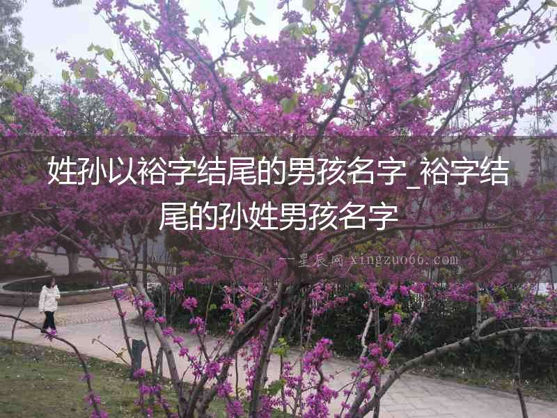 姓孫以裕字結(jié)尾的男孩名字_裕字結(jié)尾的孫姓男孩名字