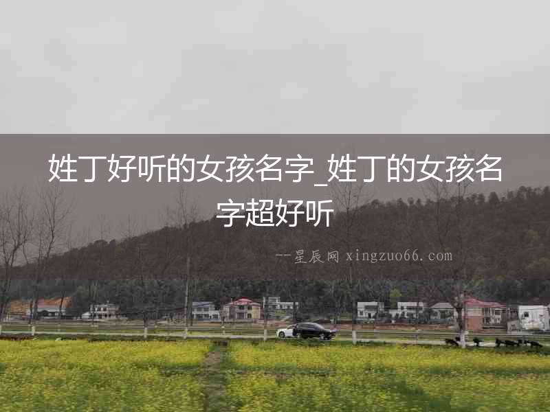 姓丁好聽的女孩名字_姓丁的女孩名字超好聽