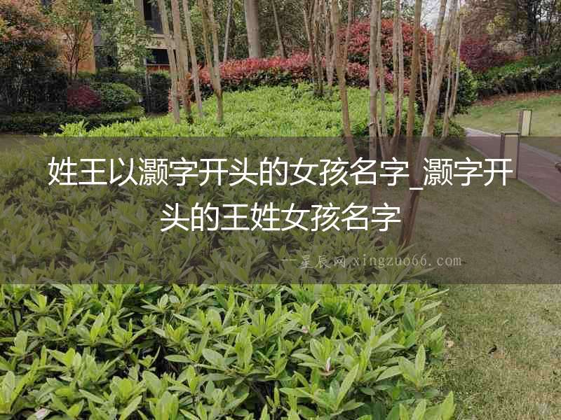姓王以灝字開頭的女孩名字_灝字開頭的王姓女孩名字