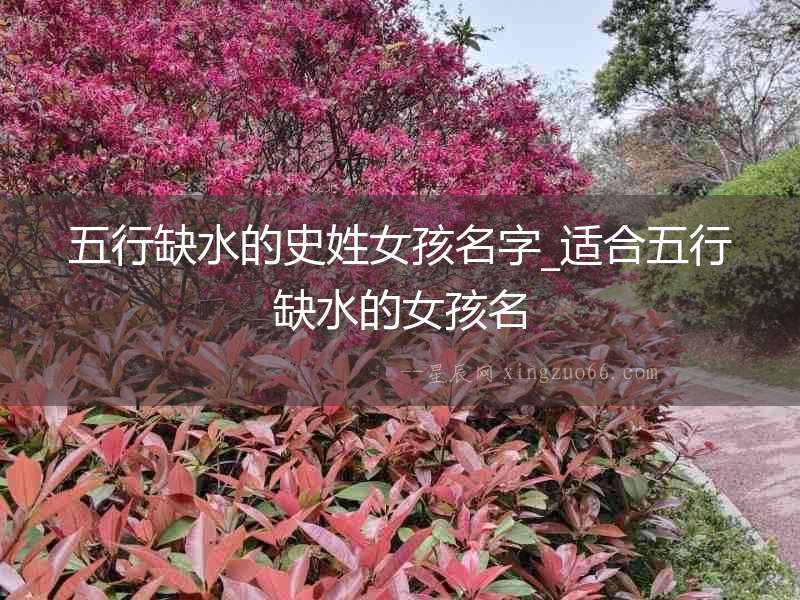 五行缺水的史姓女孩名字_適合五行缺水的女孩名