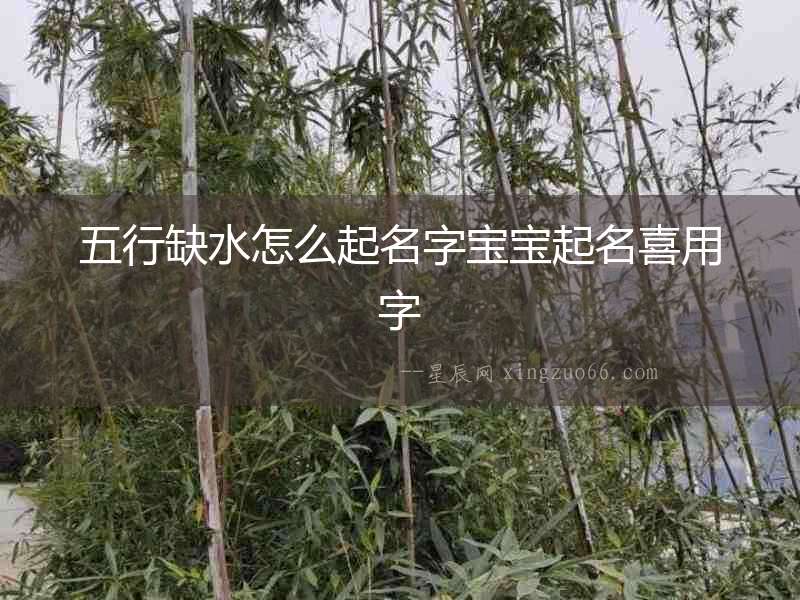 五行缺水怎么起名字寶寶起名喜用字