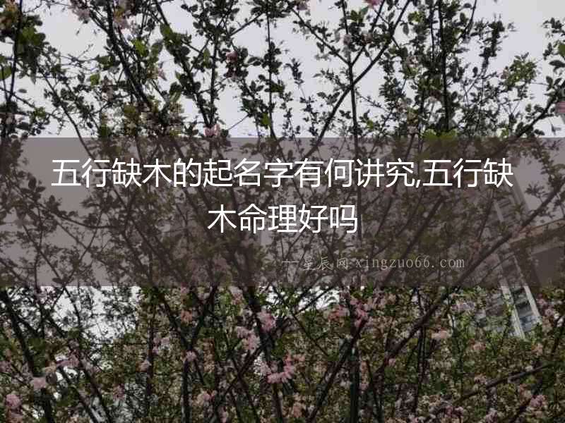 五行缺木的起名字有何講究,五行缺木命理好嗎