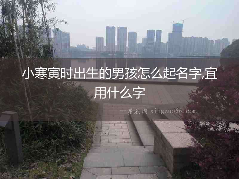 小寒寅時(shí)出生的男孩怎么起名字,宜用什么字