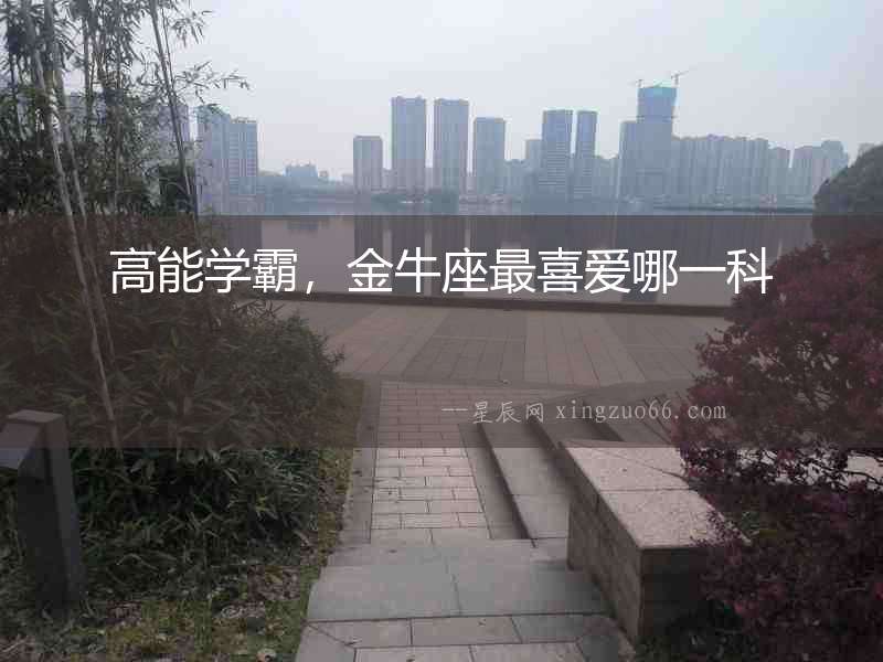 高能學霸，金牛座最喜愛哪一科