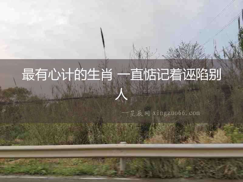 最有心計(jì)的生肖 一直惦記著誣陷別人
