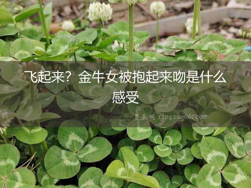 飛起來？金牛女被抱起來吻是什么感受