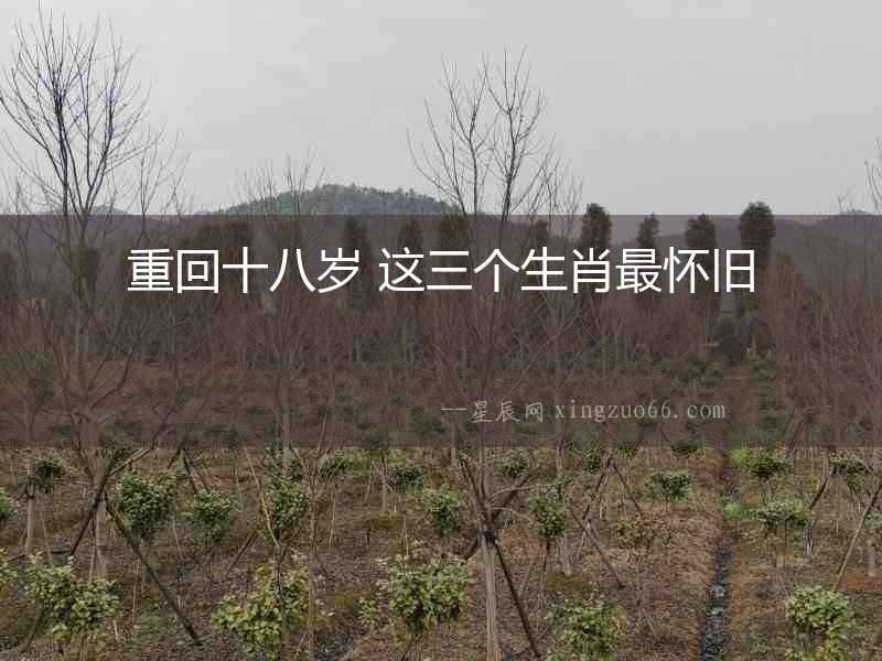 重回十八歲 這三個生肖最懷舊