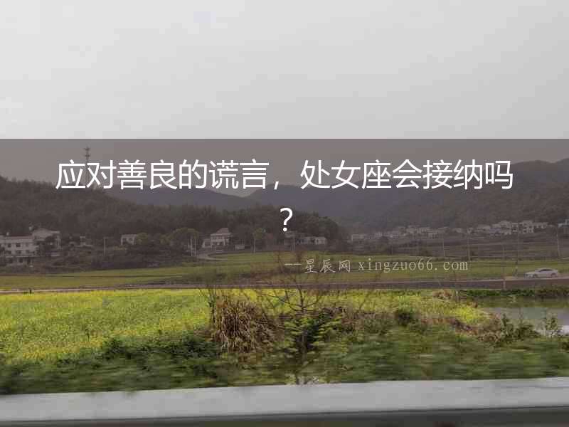 應對善良的謊言，處女座會接納嗎？