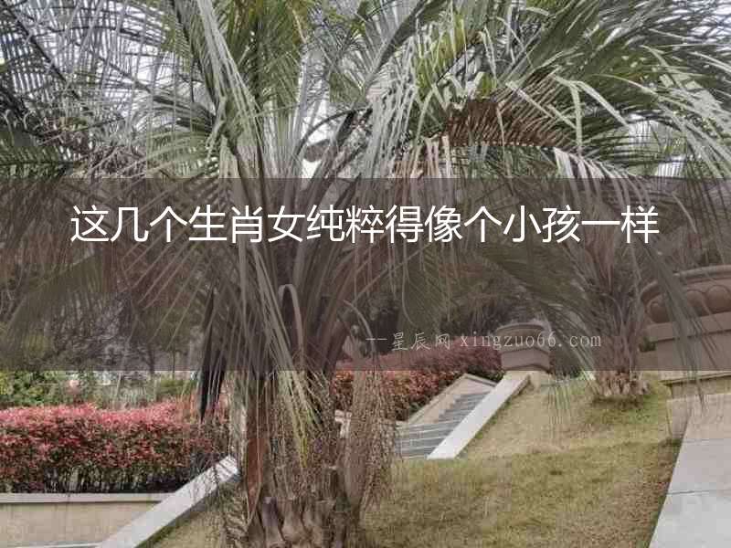 這幾個生肖女純粹得像個小孩一樣
