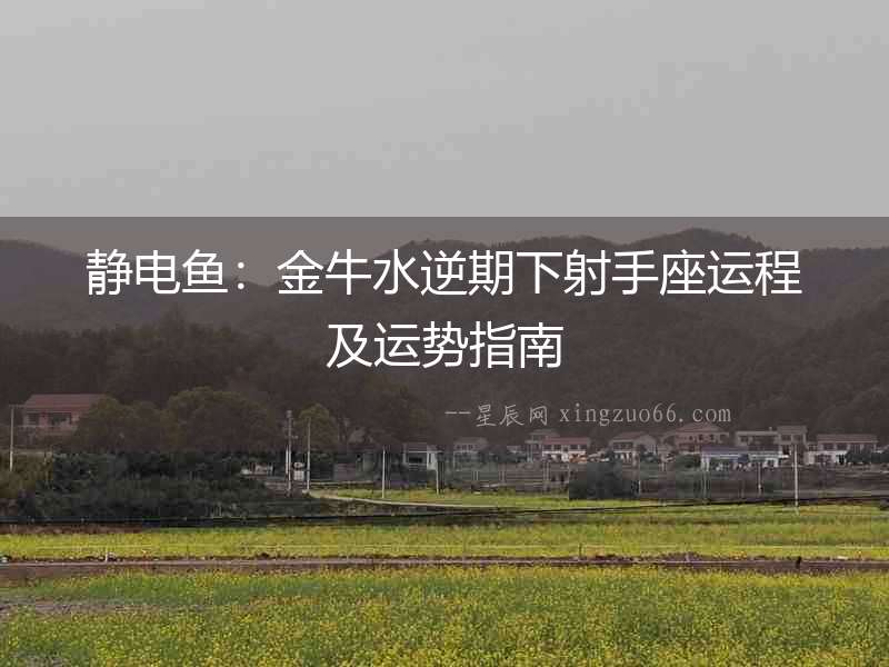 靜電魚：金牛水逆期下射手座運程及運勢指南