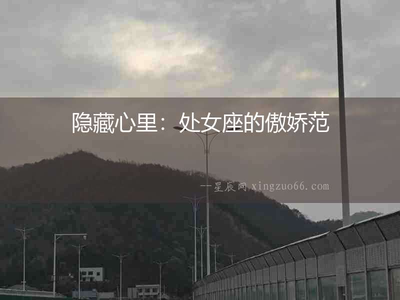 隱藏心里：處女座的傲嬌范
