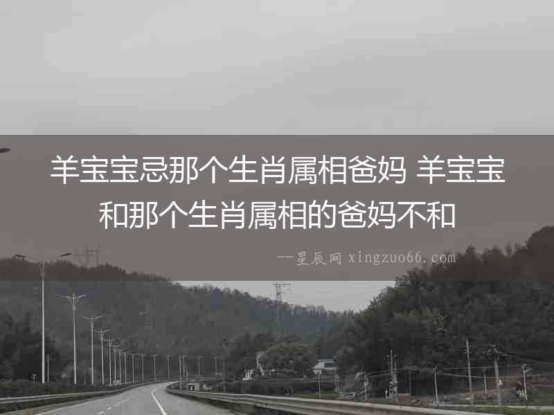羊寶寶忌那個生肖屬相爸媽 羊寶寶和那個生肖屬相的爸媽不和