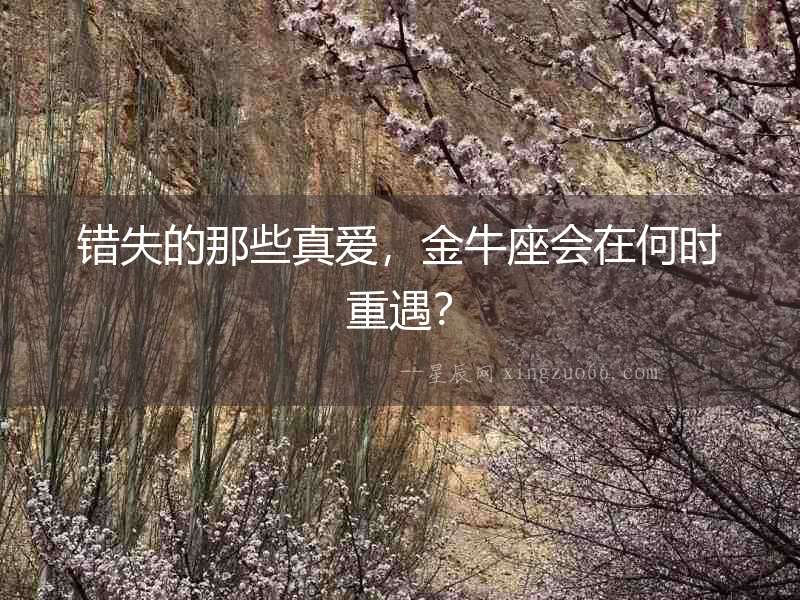 錯(cuò)失的那些真愛，金牛座會(huì)在何時(shí)重遇？