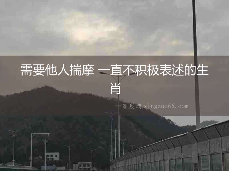 需要他人揣摩 一直不積極表述的生肖