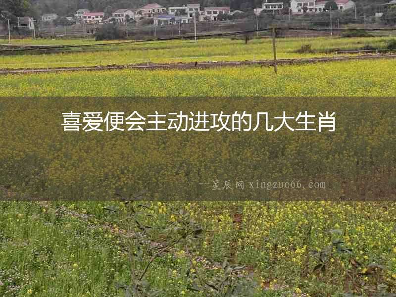 喜愛便會主動進攻的幾大生肖