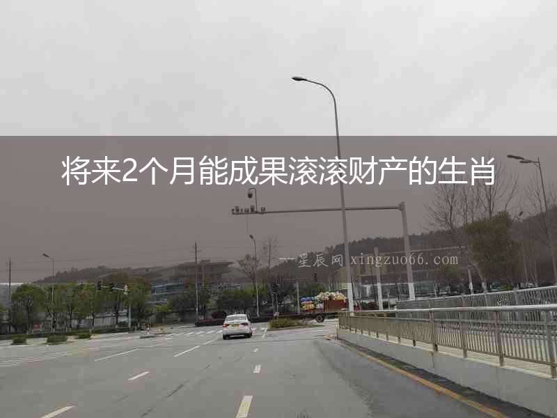 將來2個月能成果滾滾財產的生肖
