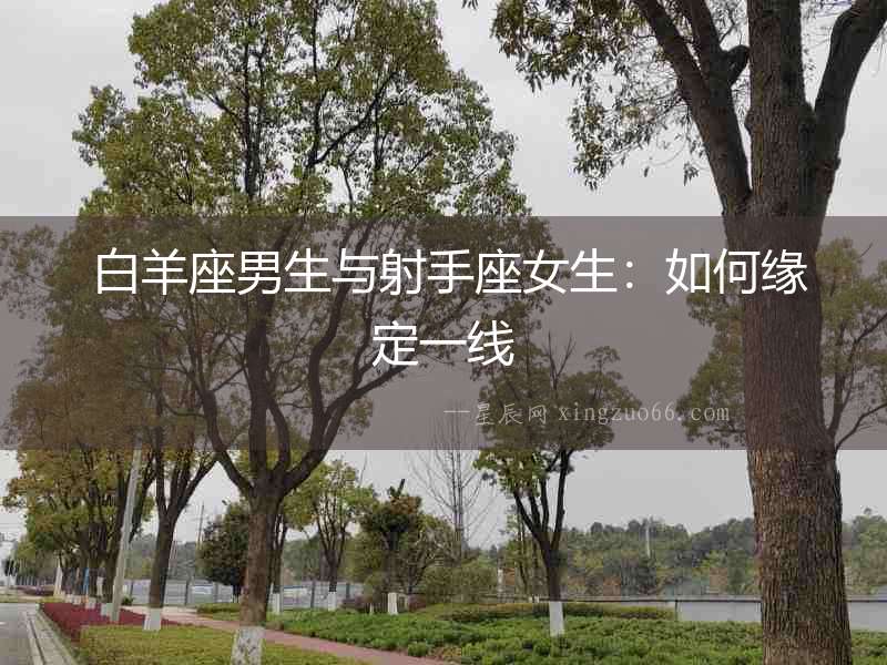  白羊座男生與射手座女生：如何緣定一線