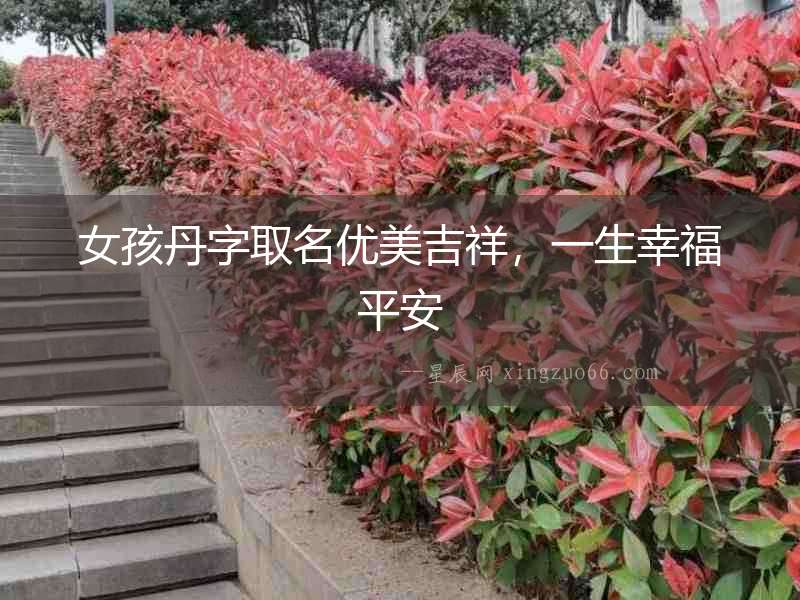 女孩丹字取名優美吉祥，一生幸福平安