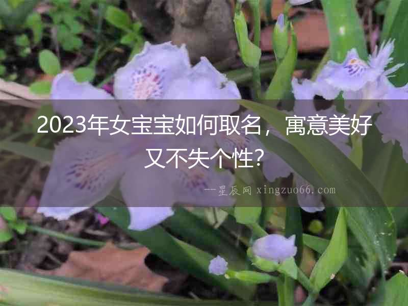 2023年女寶寶如何取名，寓意美好又不失個性？
