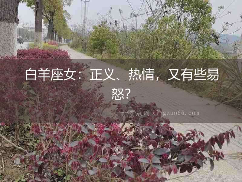 白羊座女：正義、熱情，又有些易怒？
