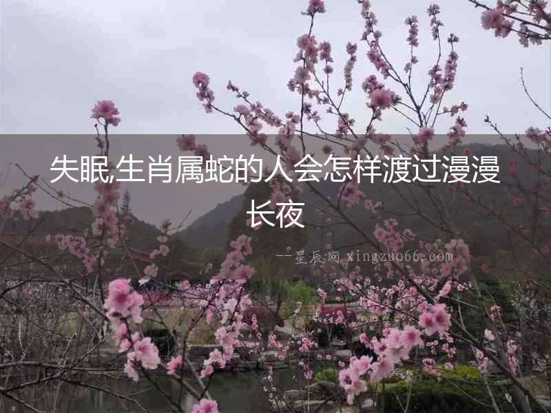 失眠,生肖屬蛇的人會怎樣渡過漫漫長夜