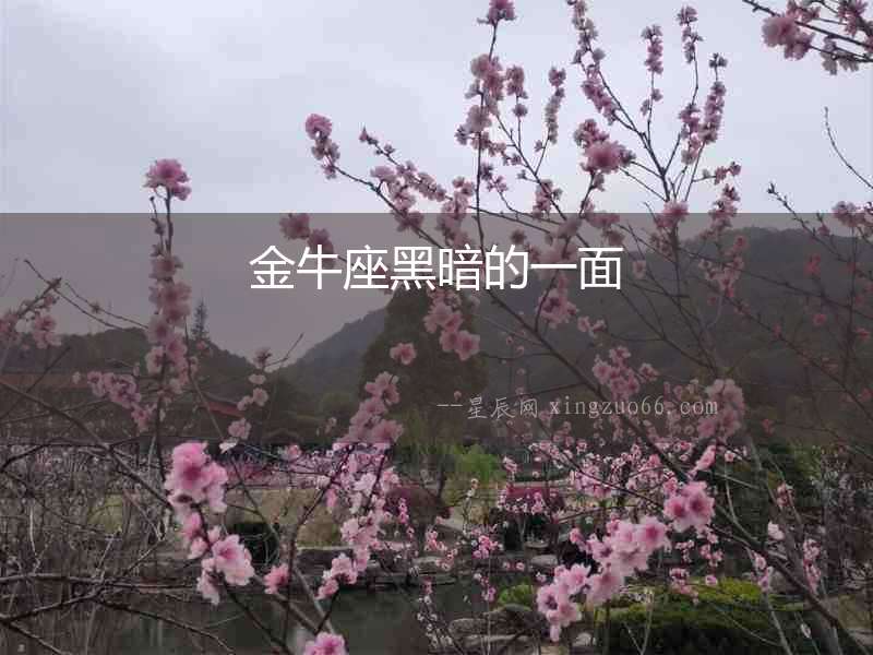 金牛座黑暗的一面