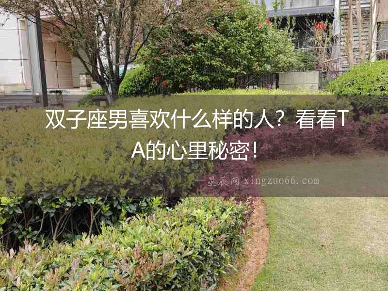  雙子座男喜歡什么樣的人？看看TA的心里秘密！