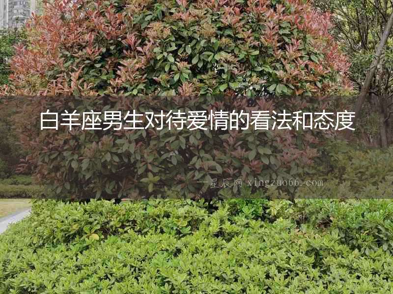 白羊座男生對(duì)待愛情的看法和態(tài)度