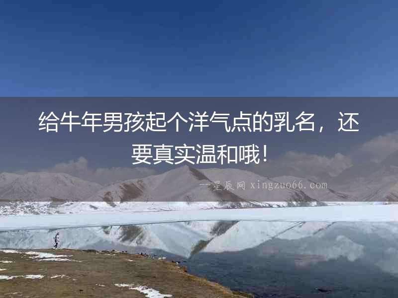給牛年男孩起個(gè)洋氣點(diǎn)的乳名，還要真實(shí)溫和哦！