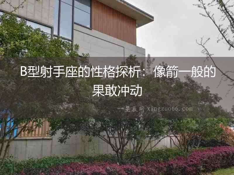 B型射手座的性格探析：像箭一般的果敢沖動