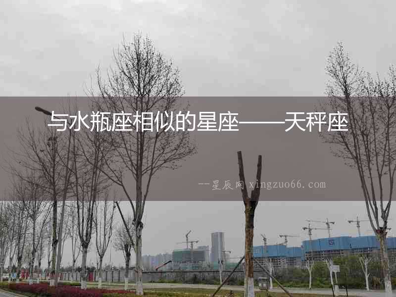 與水瓶座相似的星座——天秤座