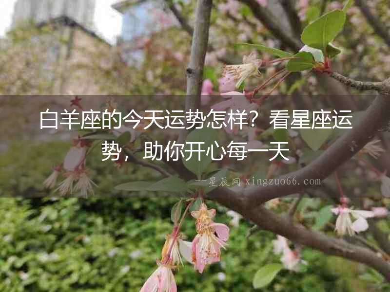 白羊座的今天運勢怎樣？看星座運勢，助你開心每一天
