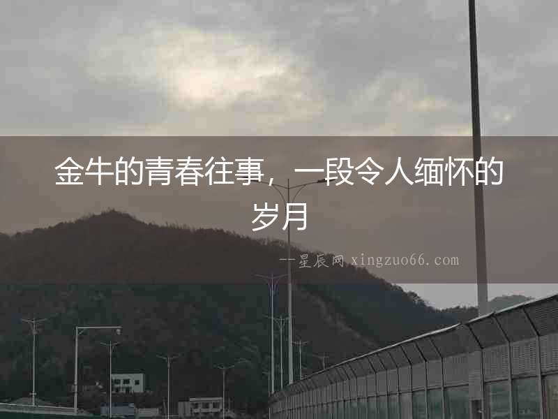金牛的青春往事，一段令人緬懷的歲月