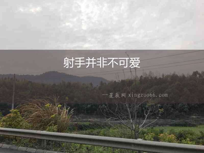 射手并非不可愛