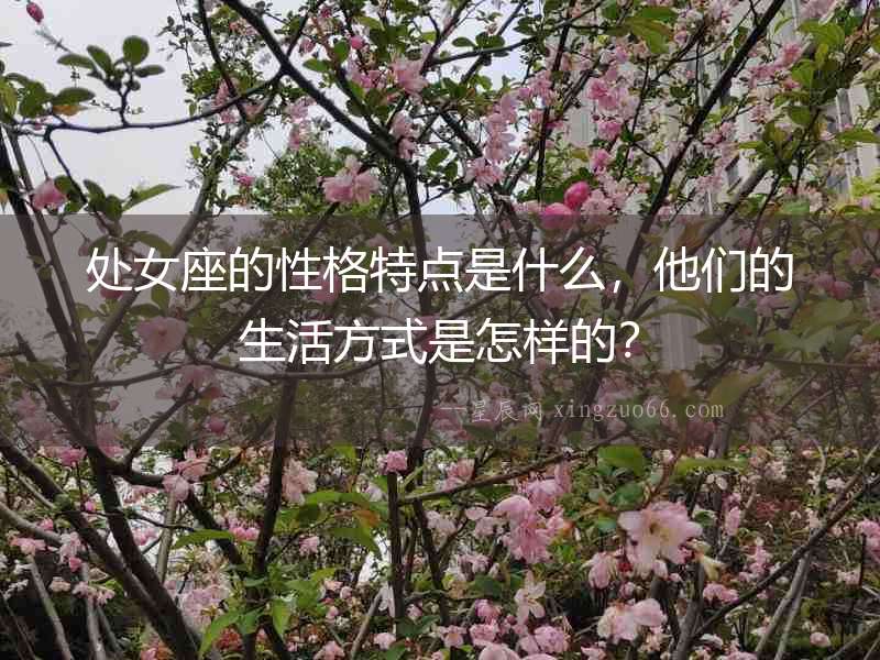 處女座的性格特點是什么，他們的生活方式是怎樣的？