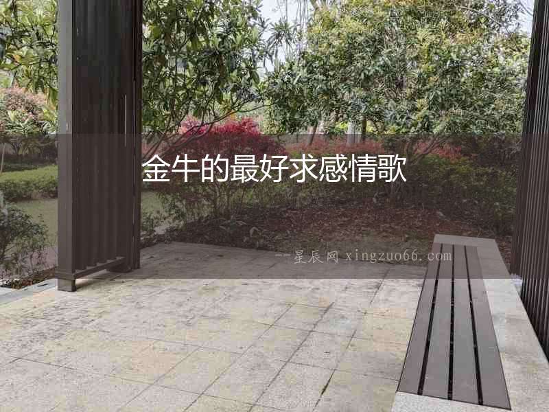 金牛的最好求感情歌
