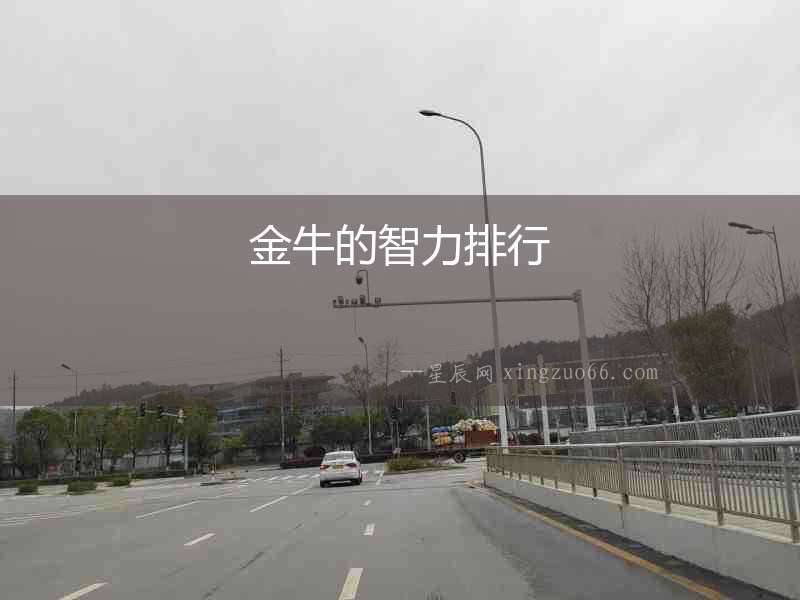 金牛的智力排行