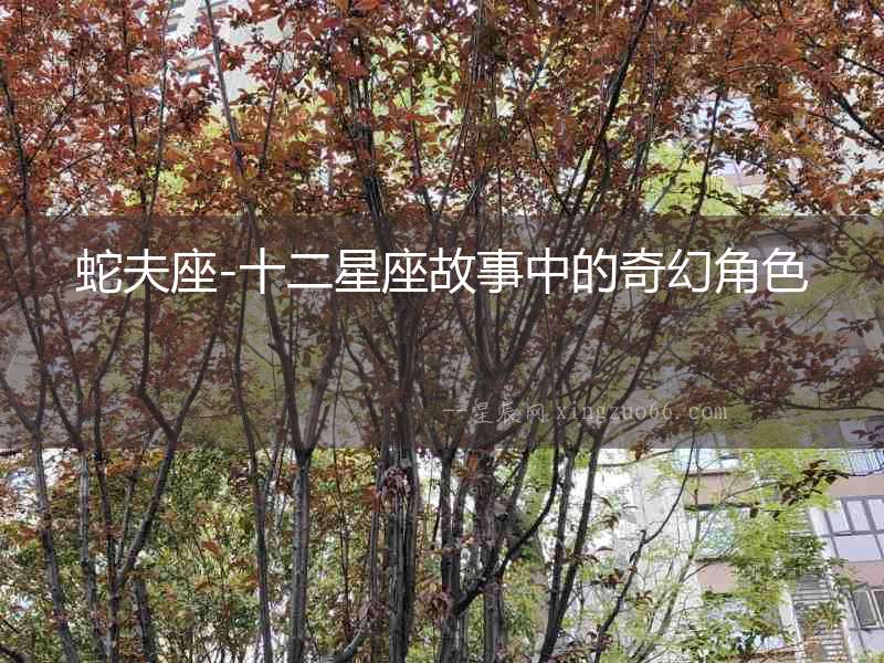 蛇夫座-十二星座故事中的奇幻角色