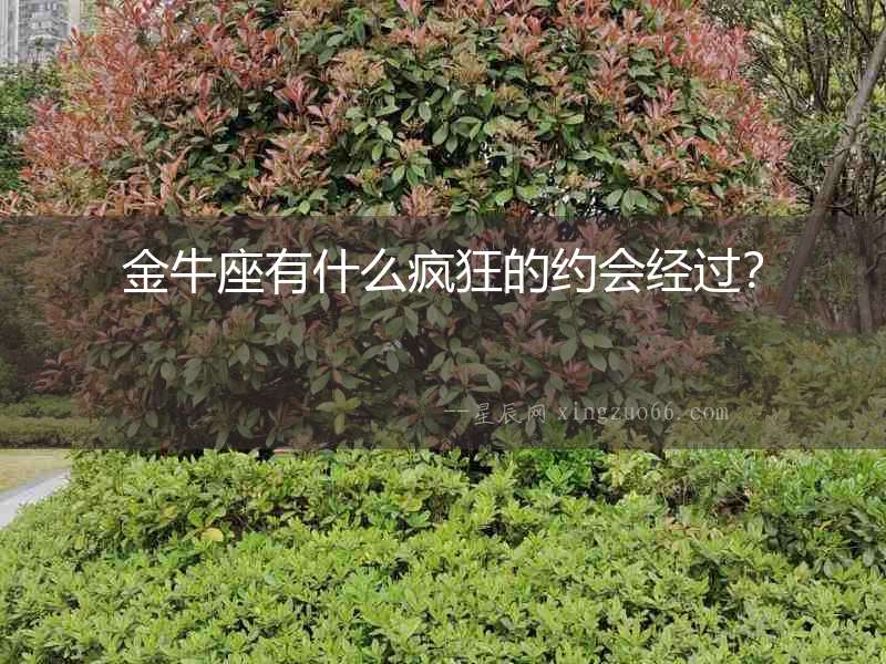 金牛座有什么瘋狂的約會經過？