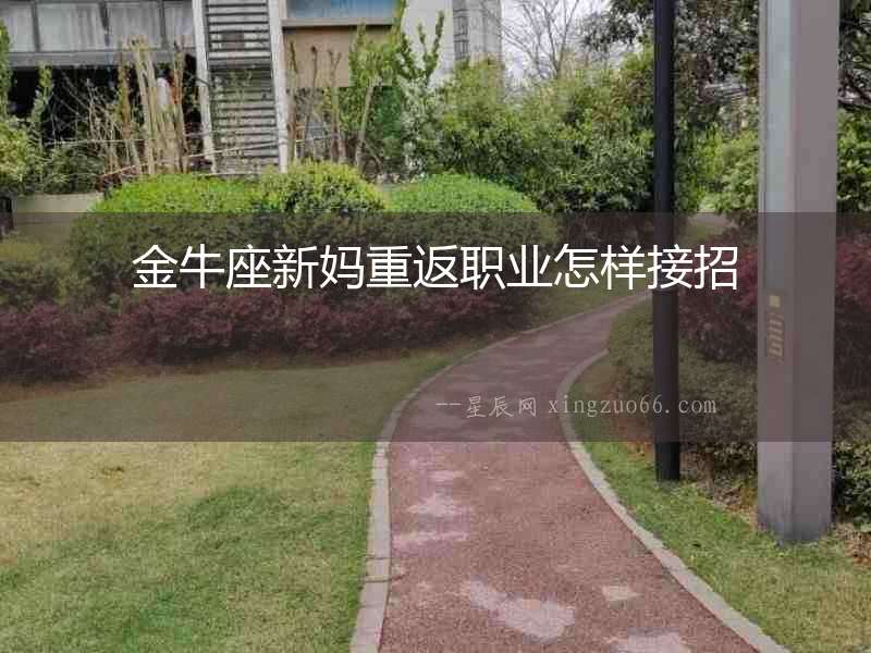 金牛座新媽重返職業怎樣接招